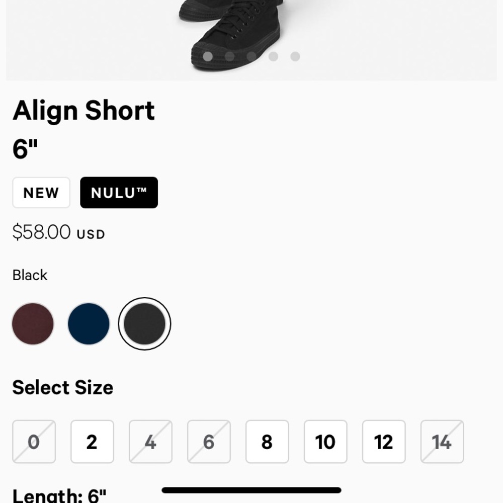 Align short 6” restock in some colors! PSA